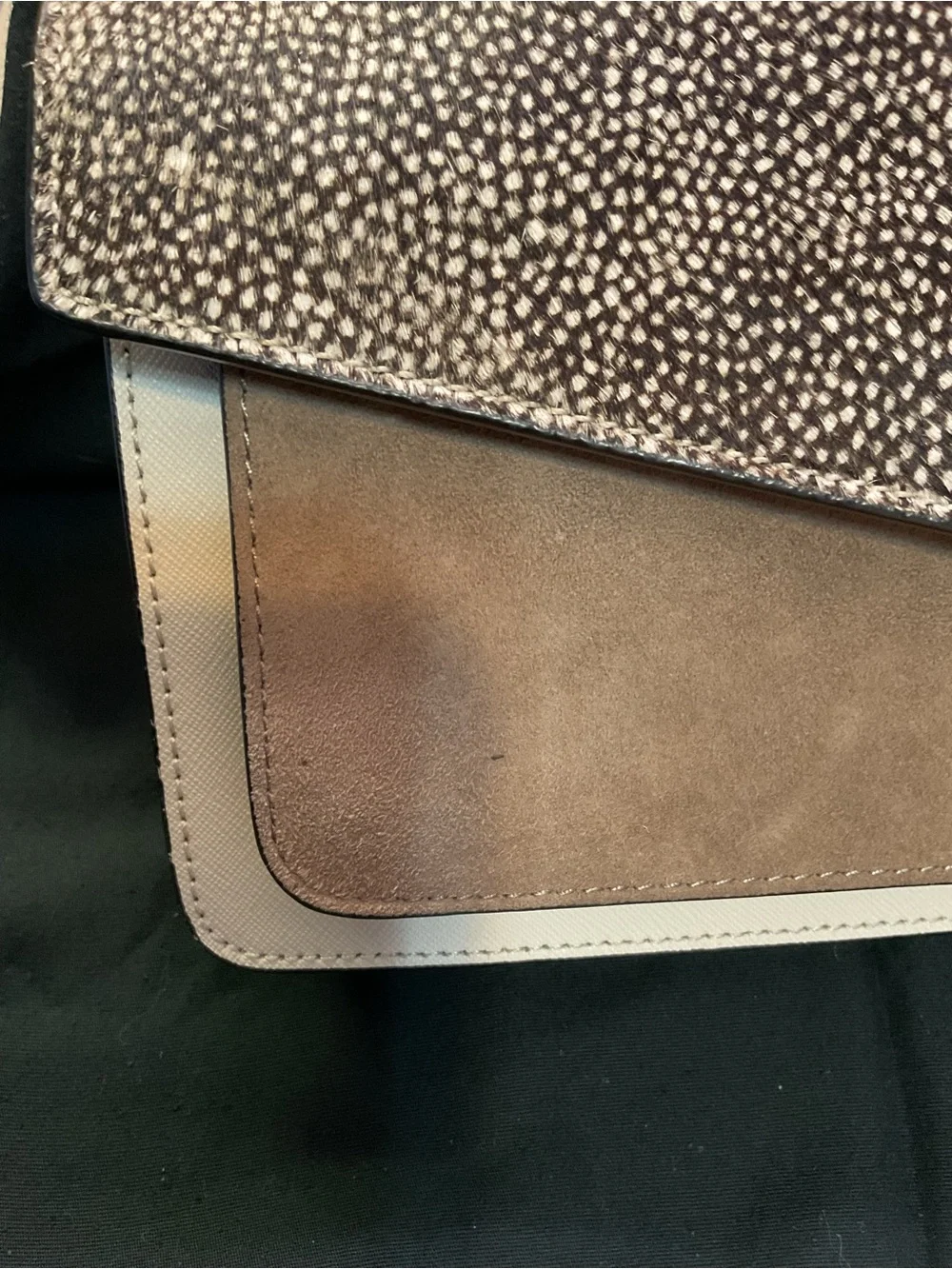 Botkier Cobble Hill Crossbody Bag - Mixed Media Suede & Calf Hair